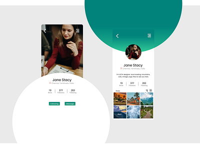 Daily UI 006  User profile page