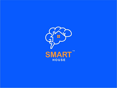 Smart house logo app branding design graphic design illustration logo typography ui ux vector