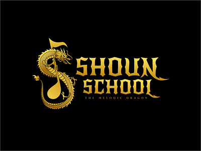 shoun school the melodic dragon app branding design graphic design illustration logo typography ui ux vector