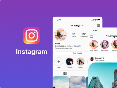 Instagram Design UI