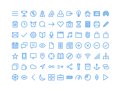 Thincons by Jeremy Goldberg on Dribbble