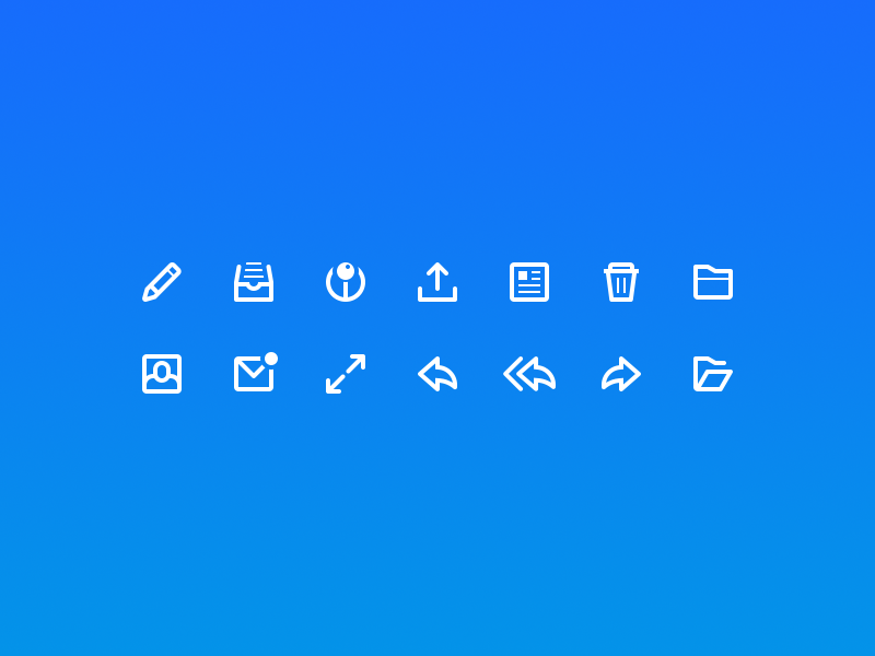 Bmail Icon Set By Jeremy Goldberg On Dribbble