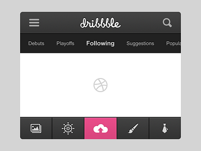 Dribbble iPhone App