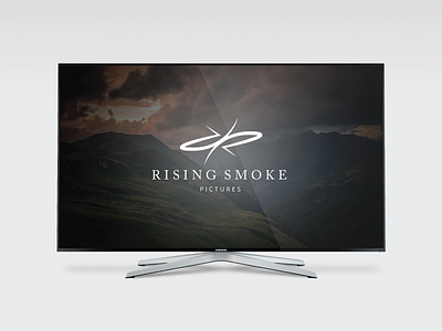 Logo design for Rising Smoke Pictures film logo logo design production