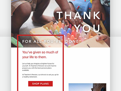 'Thank You' Email Design