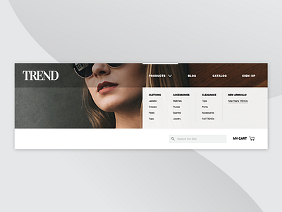 TREND Template - Navigation Bar