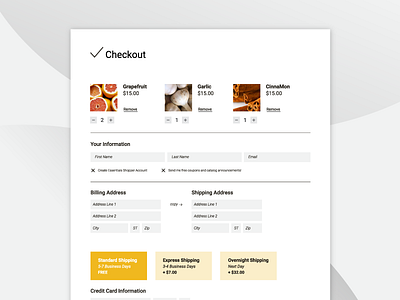 Checkout Form for Essentials Shopify Template checkout design form graphicdesign shopify template webdevelopment