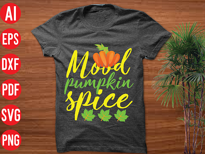 Mood pumpkin spice SVG design 3d animation branding graphic design logo mood pumpkin spice svg design motion graphics ui