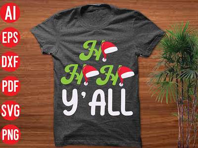 Ho ho ho y'all SVG design