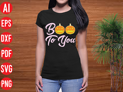 Boo to you SVG design