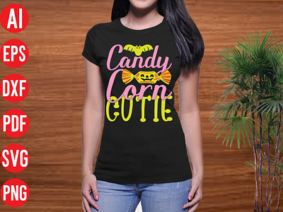 Candy corn cutie SVG design