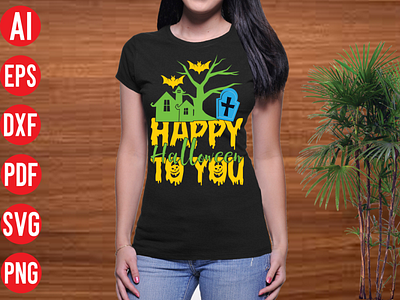 Happy Halloween to you SVG design