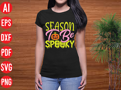 Season to be spooky SVG design 3d animation branding design graphic design illustration logo motion graphics season to be spooky svg design ui vector