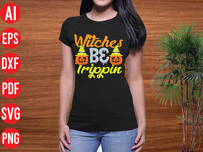 Witches be trippin SVG design 3d animation branding design graphic design illustration logo motion graphics ui vector witches be trippin svg design