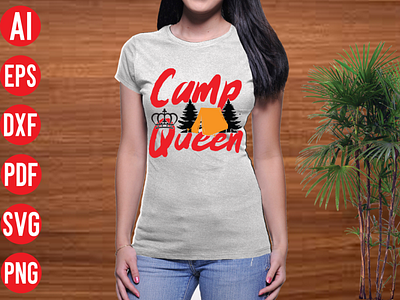 Camp queen SVG design