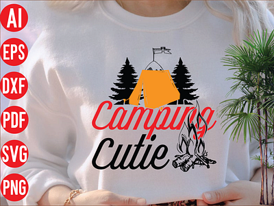 Camping cutie SVG design