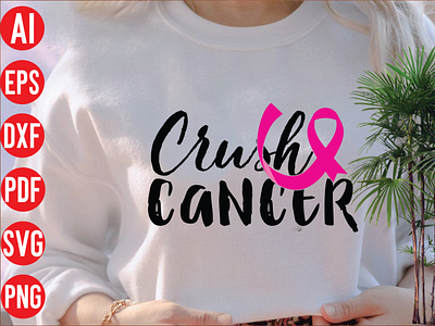 Crush cancer 3d animation branding crush cancer design graphic design illustration logo motion graphics ui vector