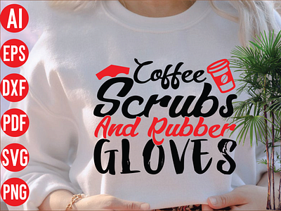 Coffee Scrubs And Rubber Gloves By Creativedesign18 On Dribbble