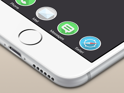 Rounded iOS icons apple finland first shot flat icons ios ios 8 iphone 6 minimal redesign shadow ui