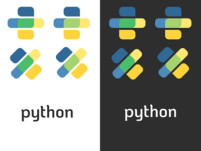 Python Logo Redesign by Gamemaker02 on Dribbble
