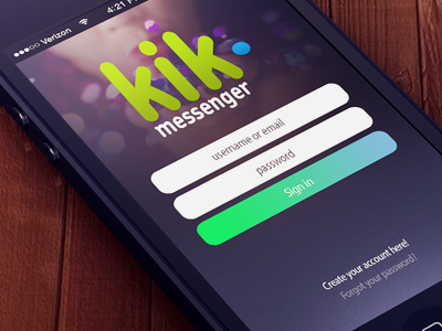 Kik redesign ( UI / UX )