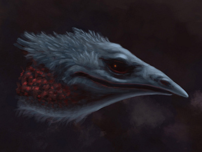 Blue Bird bird conceptart creature digitalpainting illustration