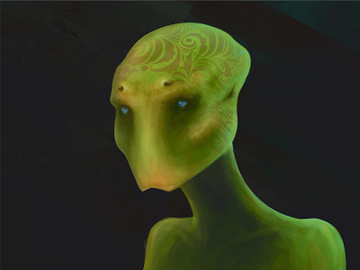 Alien alien character conceptart sci fi sciencefiction ufo