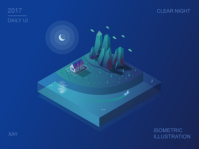 Clear Night isometric