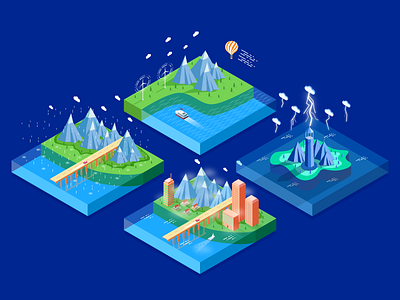 Weather collection isometric