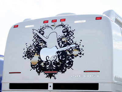 Taylor Swift Bus graphic design taylor swift tour bus vehicle graphics