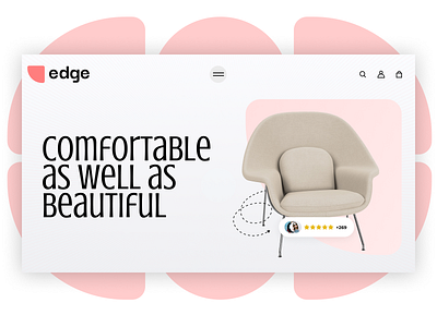 EDGE - furniture banner homepage concept