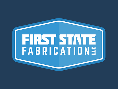 First State Fabrication Logo logo design typography