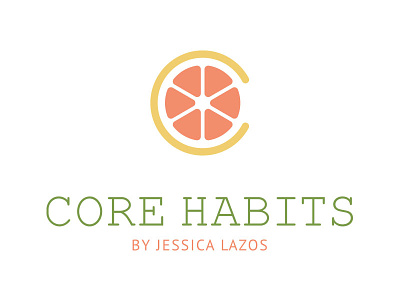 Core Habits By Jessica Lazos Logo Design adobe illustrator logo design vector