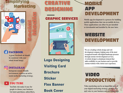 Digital Marketing Brochure - 3Fold (back)