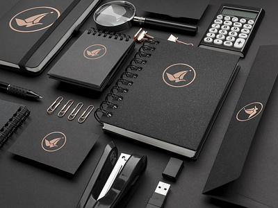 Stationary Mockup For Software Development Company