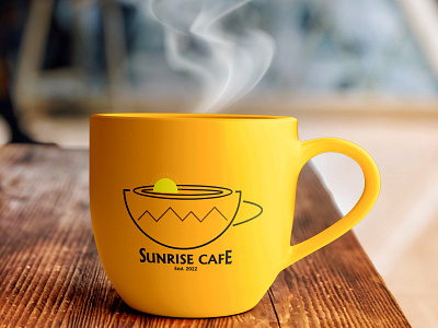 Coffee Mug Mockup For Sunrise Cafe