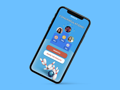 DAY 019 - LEADERBOARD 100dayuichallenge adobexd bowling bowlinggame dailyui design leaderboard mobilegame uidesign uxdesign uxui wireframe