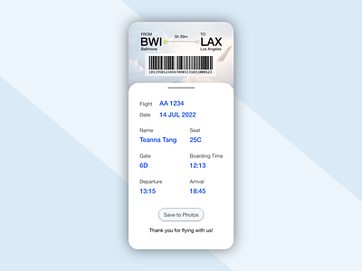 DAY 024 - BOARDING PASS