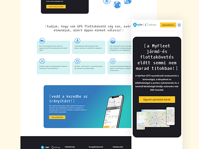 WordPress website development for MyFleet Ltd. elementor