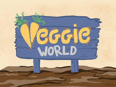 Veggie World digital illustration illustration ipadpro vegetables veggieillustration