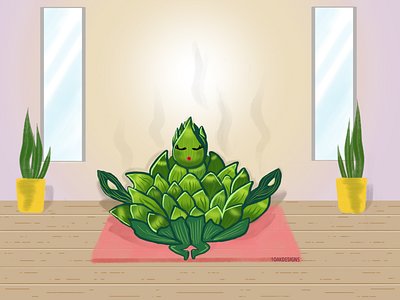 Artichoke yoga