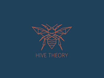 Hive Theory Logo badge branding graphic design logo design mark