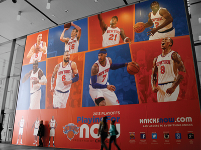 New York Knicks 2013 Playoff Mural