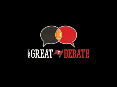 Tampa Bay Bucs - The Great Debate Logo