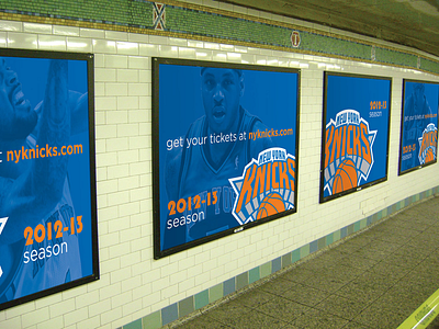 New York Knicks Subway Billboards - Proposed