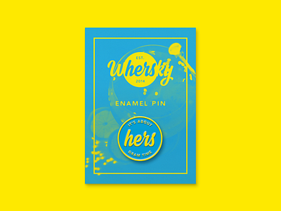 Whersky ‘It’s About Dram Time’ Enamel Pin