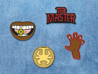 The Last Dragon Pins type flat branding martial arts black film cinema pin typography vector logo graphic art design illustration