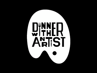 AIGA DC Dinner with an Artist Identity aiga art branding graphic identity logo vector washington dc