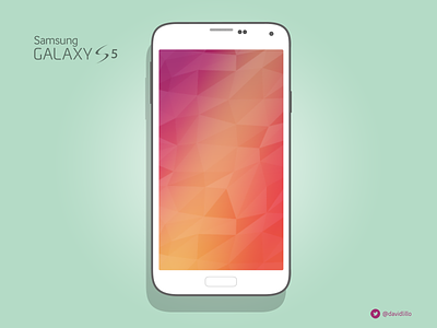 Samsung Galaxy S5 Mockup design flat galaxy mockup psd s5 samsung ui vector