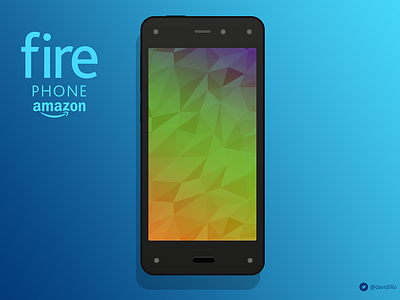 Firephone Mockup amazon design fire phone flat mockup psd ui vector